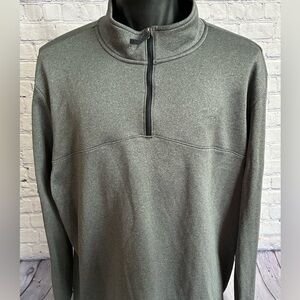 UNDER ARMOUR mens size 3XL grey 1/4 zip sweatshirt